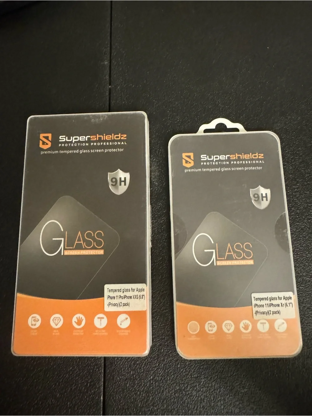 Supershieldz Tempered Glass Privacy Screen Protectors - iPhone 11